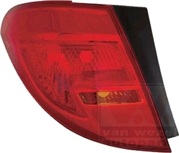 VAN WEZEL 3860931 Baklykt