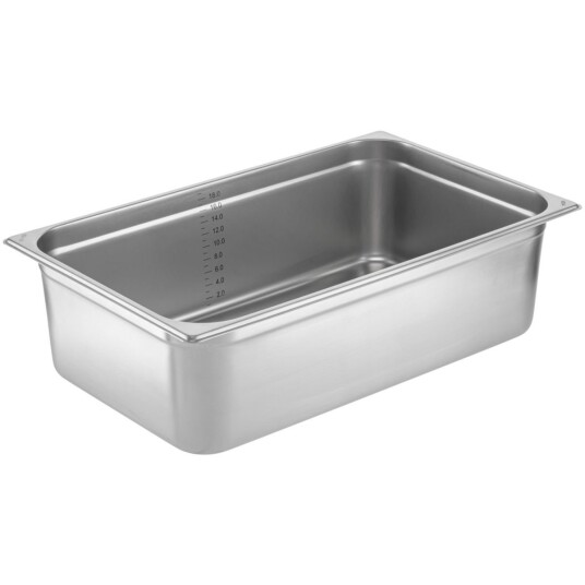 VEGA Kantine Premium GN 1/1; Størrelse GN 1/1, 21l, 53x32.5x15 cm (LxBxD); Sølvfarge