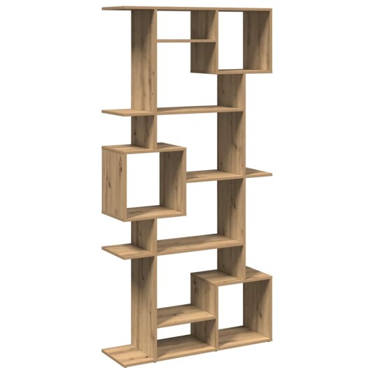 Bokhylle artisan eik 92x29x188 cm konstruert tre