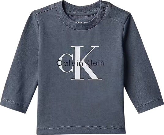 Calvin Klein Genser Monolog Natt Shadow Blue Calvin Klein 74 Genser Blå Marineblå