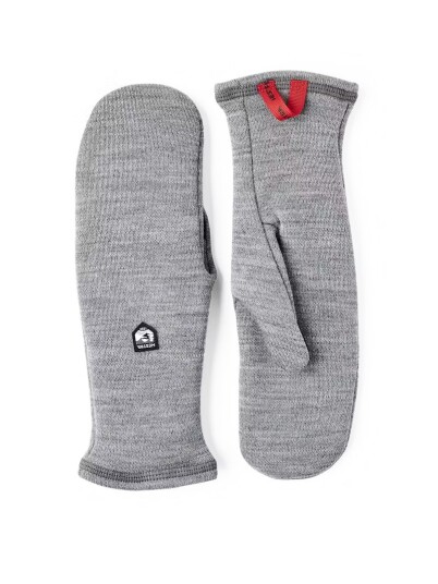 Hestra Gravita Merino Liner Mitt Grey 6
