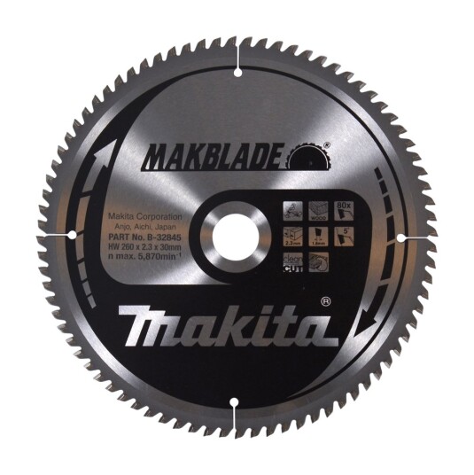 Makita Makblade 26 Cm 3 Cm 1,8 Mm 2,3 Mm Makita 1 Stykker