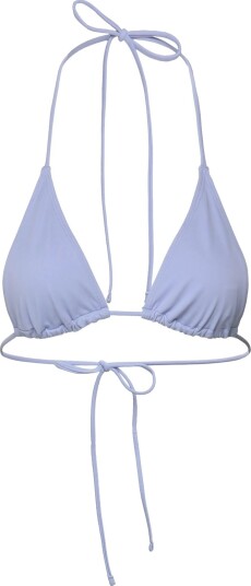 Weekday Strappy Triangle Bikini Top Blue XXS