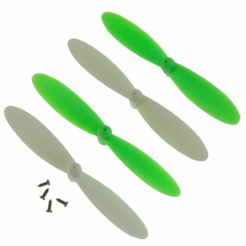 Ares 1619 Spectre X Propellers 2 Green 2 White w/screw Set