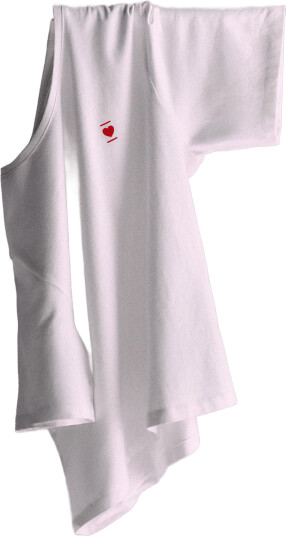 Enkel Studio Booztxhjerteforeningen Kids Unisex T Shirt White 9/10