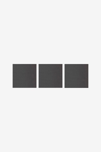 Paperproducts Design   Servietter Canvas Emb. 33x33 cm 3 stk 15 pk   Grå