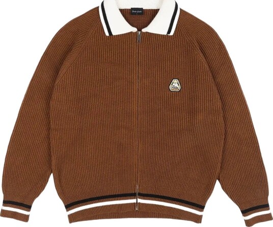 Goodies Sportive Toffee Polo   ECRU/BROWN   S