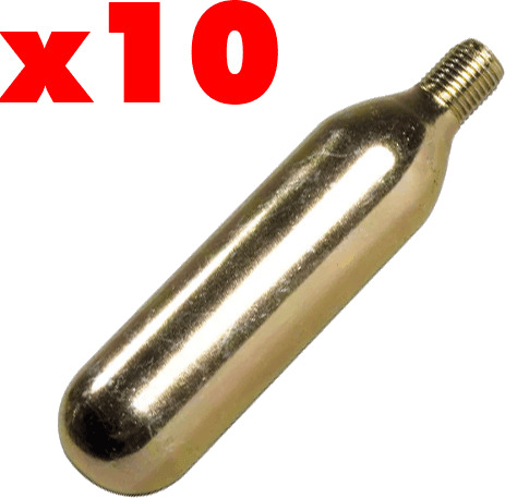 Kegland 16g CO2 patroner 10 Pack med gjenger Kegland 16g CO2 patroner 10 Pack med gjenger