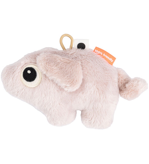 Done by Deer Tiny Sensory Rattle Pigee Powder - Pink - 14X 9CM Done by Deer Tiny Sensory Rattle Pigee Powder - Pink - 14X 9CM