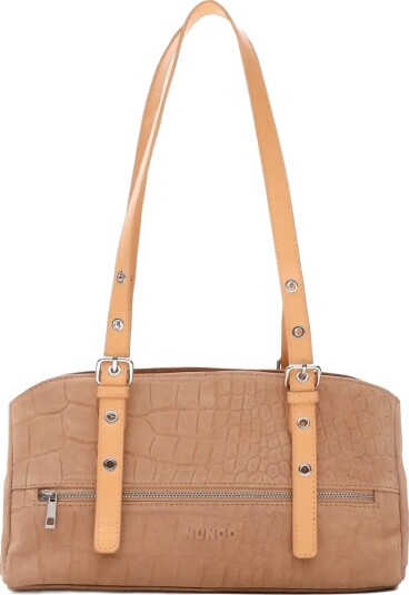 Nunoo Hazel Scale Suede Cream   Beige   ONE SIZE
