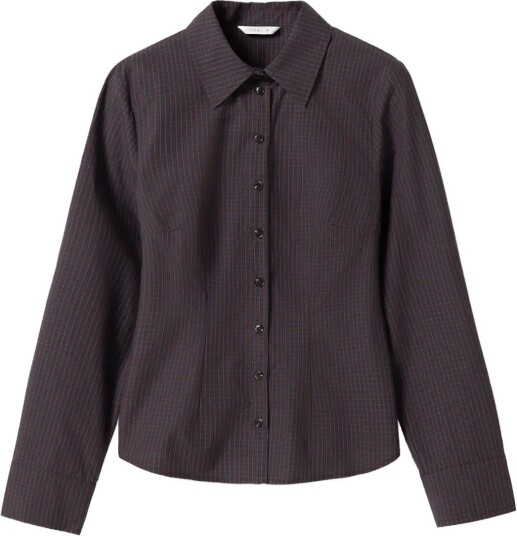 Noella N Loyce Shirt DESHAY BURGUNDY CHECK XS