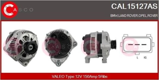 Dynamo CASCO CAL15127AS Dynamo CASCO CAL15127AS
