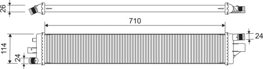 VALEO 701289 Radiator motorkjøling
