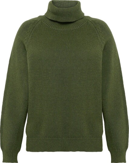 Newhouse Strikket Turtleneck Iris Grønn