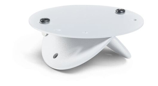Westal 7721531 Hjørnebrakett for armatur, Ø107 mm Hvit, Belysning