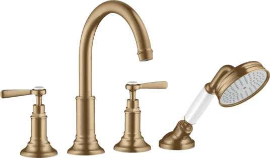 Axor Montreux 4-hulls Badekarbatteri For fliskant, Børstet Bronse Axor Montreux 4-hulls Badekarbatteri For fliskant, Børstet Bronse