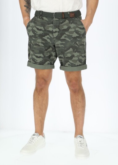 Seaside Chino Shorts Green Camouflage M Hverdagsshorts