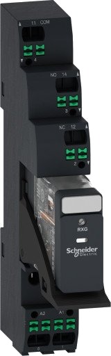 Schneider Electric 10 stk Relé med stikkontakt + LED 1CO 230V push-in, RXG13P7PVP Schneider Electric 10 stk Relé med stikkontakt + LED 1CO 230V push-in, RXG13P7PVP