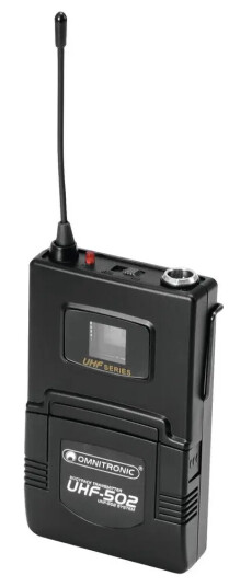 Omnitronic Uhf-502 Bodypack Incl. 823-832mhz Lavalier Ch B Oran