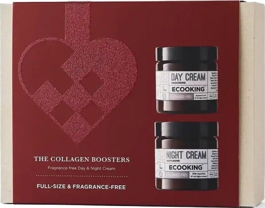 ECOOKING The Collagen Boosters - Day & Night Cream Set - Fragrance Free - Box 2026 - NO COLOUR - One Size