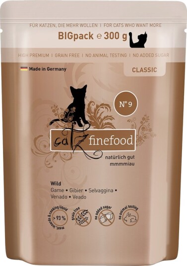 Catz Finefood Våtfôr Vilt 24 X 300 G