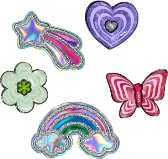 Crocs Anheng - Funky jentete - 5-pack - Crocs - OneSize - Sandals
