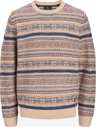 Jack & Jones - Genser Jprbluashford Pattern Pack - Grå
