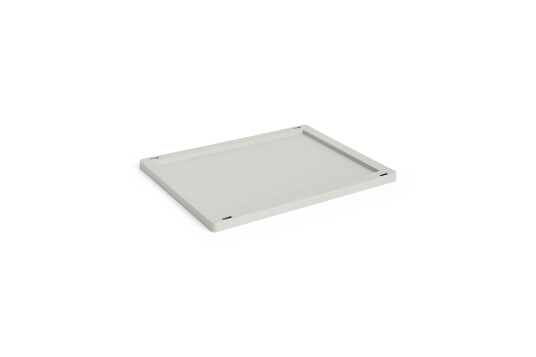 Hay Colour Crate Plastic Medium Lokk Grey