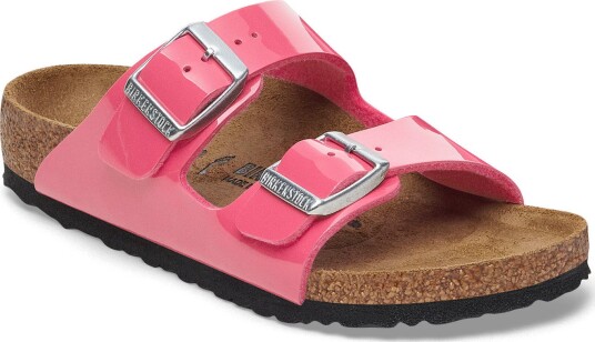 Birkenstock Kids" Arizona Bf Narrow  Patent Fuchsia Tulip 31