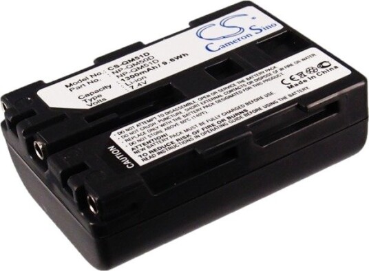 Cameron Sino Batteri til kamera for Sony CCD-TRV108, CCD-TRV118, CCD-TRV126 m.fl.