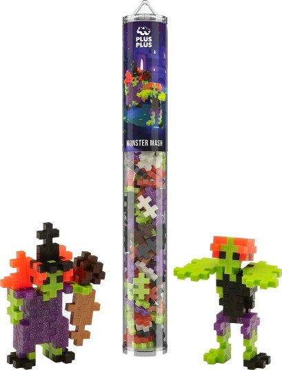 Plus-Plus Plus-Plus Monster Mash / 100 Pcs Tube - MIX - One Size