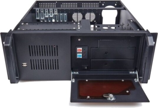 Eurocase 19" 4U Serverdeksel Svart (4U-450) Eurocase 19" 4U Serverdeksel Svart (4U-450)