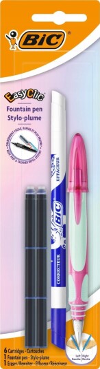 Bic Easy Clic Penn + Påfyll + Bic Viskelær