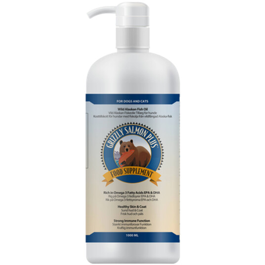 Grizzly Lakseolje Plus 125 ml