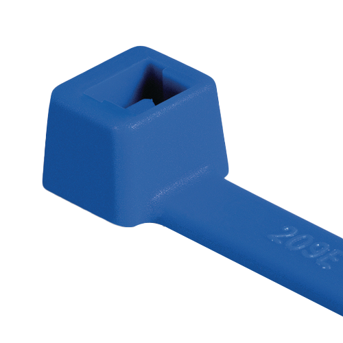 Hellermann Tyton T50R BU Buntebånd 4,6 x 200 mm 100 pakning Blå Installasjonsmaterial