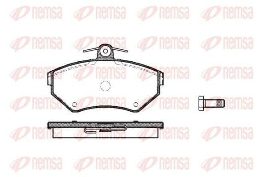 Bremseklosser REMSA 0631.00