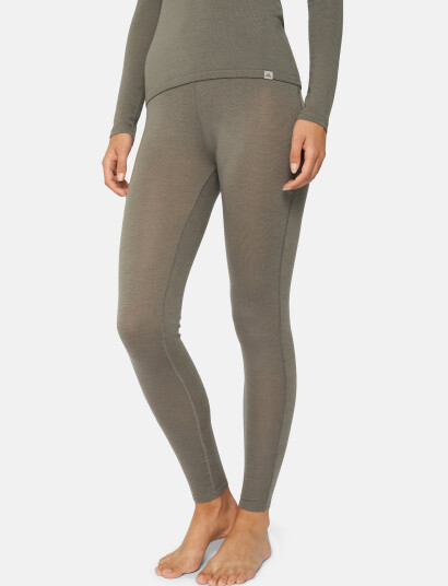 Danish Endurance Women"s Merino Long Tights - Grey - L