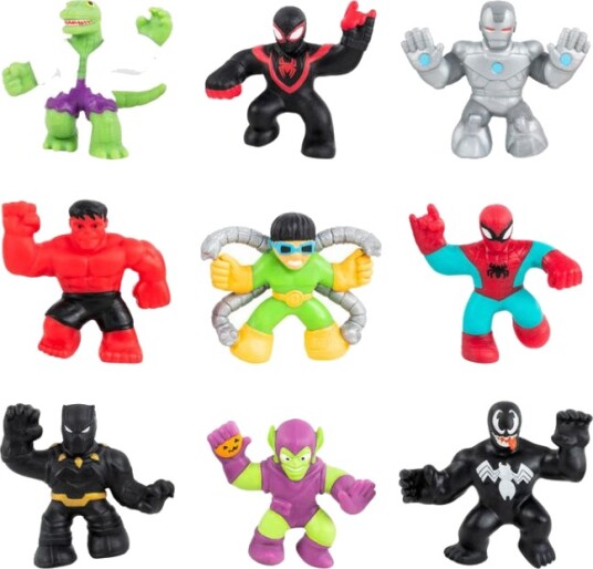 Goo Jit Zu Marvel Minis Superhelter Figurer 6,3 cm Assortert