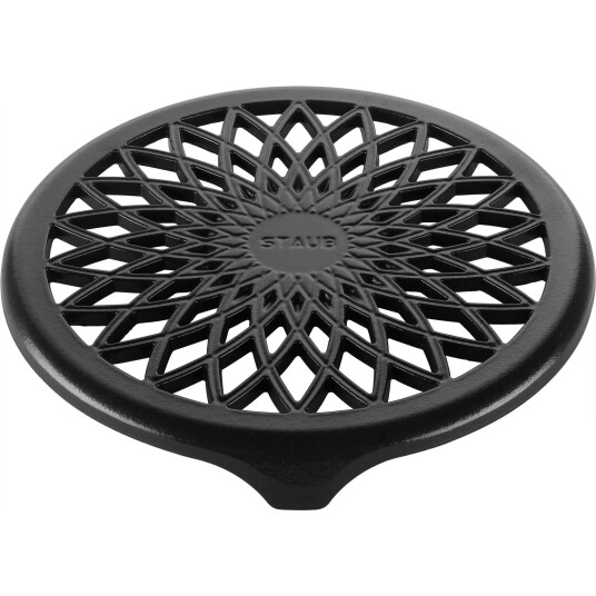 Staub Lilie grytunderlag 23 cm black Staub Lilie grytunderlag 23 cm black