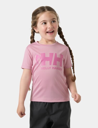 Helly Hansen K Hh Tech Graphic T Shirt Pink 86 Helly Hansen K Hh Tech Graphic T Shirt Pink 86