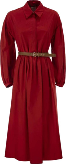 Max Mara Dame Kjoler Rød S, Max Mara Dame Kjoler Rød S,