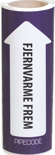 Rørkode Rørmerking   Fjernvarme Forward   80mm x 5m