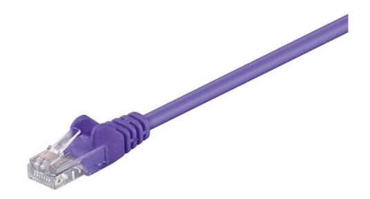 Pro CAT 5e U/UTP Nettverkskabel 1 m Fiolett Pro CAT 5e U/UTP Nettverkskabel 1 m Fiolett