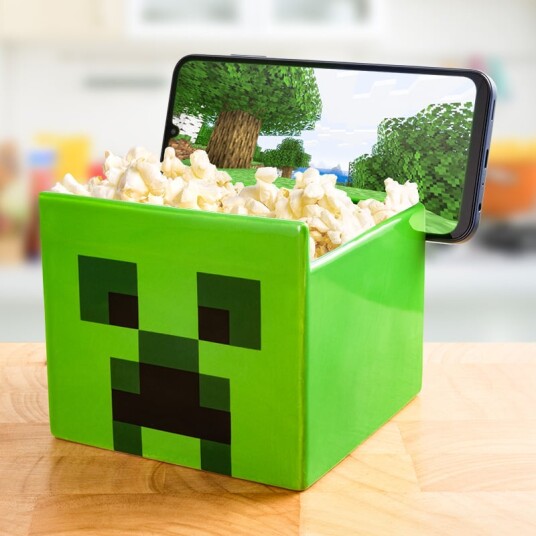 Paladone Creeper Streaming Snack Bowl - Green - H:0.0CM