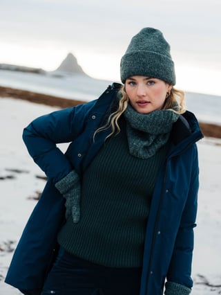 Twentyfour Mode Maya Hals Grønn ONE SIZE