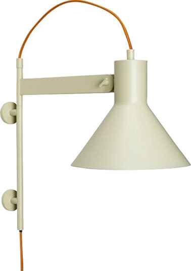 Hübsch Studio Vegglampe Beige/ Oransje