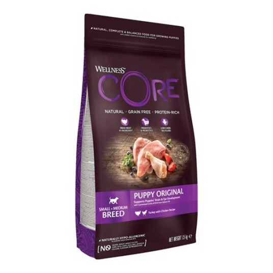 CORE Hundemat Tørrfôr til valp 1,5 kg - Kylling & Kalkun, Kornfri