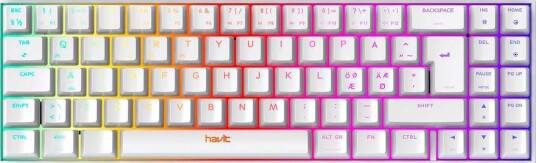 Havit KB496L Mekanisk Tastatur med RGB USB/Bluetooth Hvit