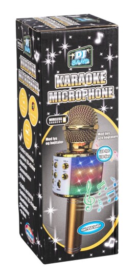 Karaokemikrofon I Gullfarge