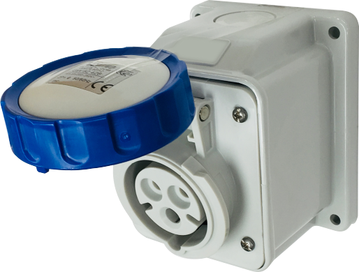 Gewiss Stikk påvegg 32A 2P+J 230V IP67 GW62437